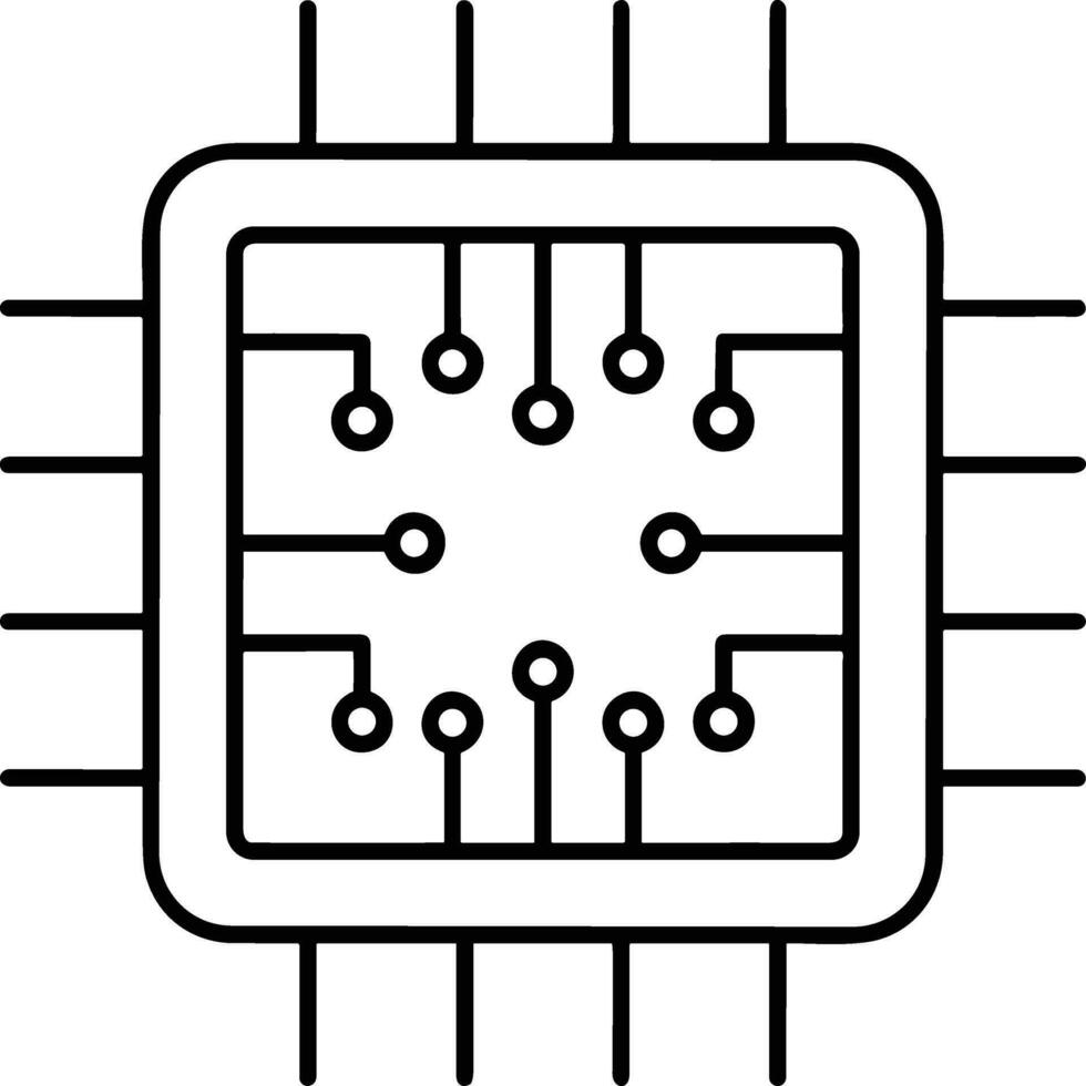 artificial inteligencia icono símbolo vector imagen. ilustración de el cerebro robot aprendizaje humano inteligente algoritmo diseño imagen.