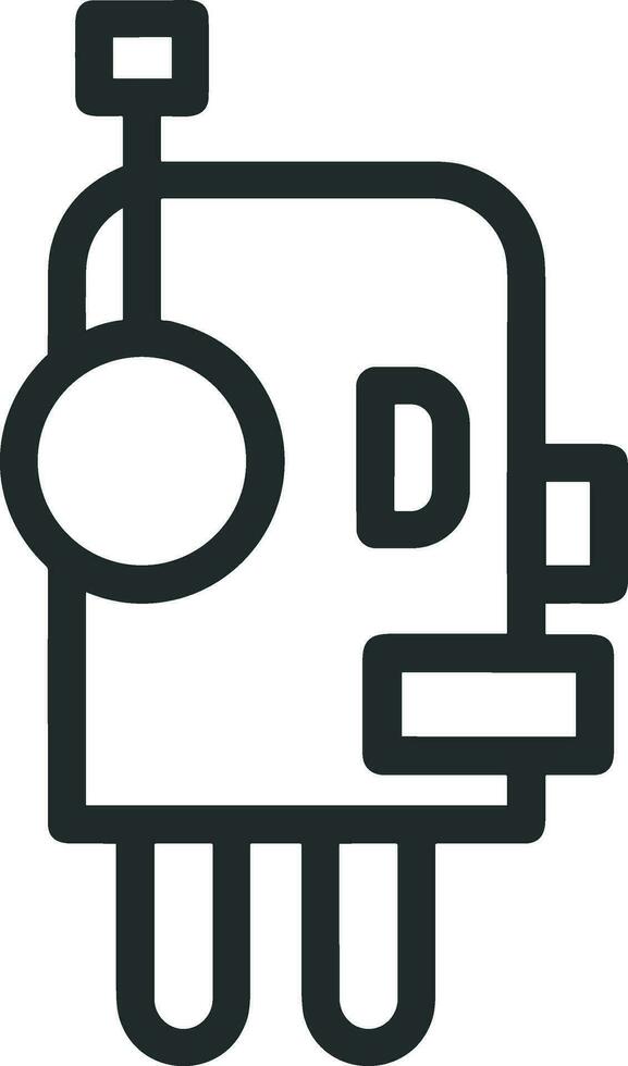 Artificial Intelligence icon symbol vector image. Illustration of the brain robot learning human smart algorithm design image.