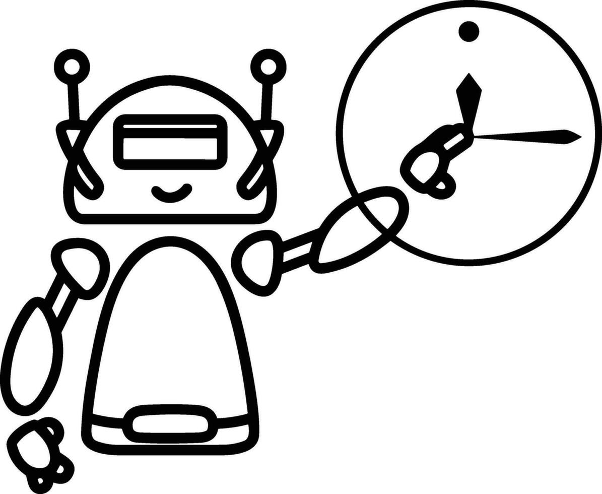 Artificial Intelligence icon symbol vector image. Illustration of the brain robot learning human smart algorithm design image.