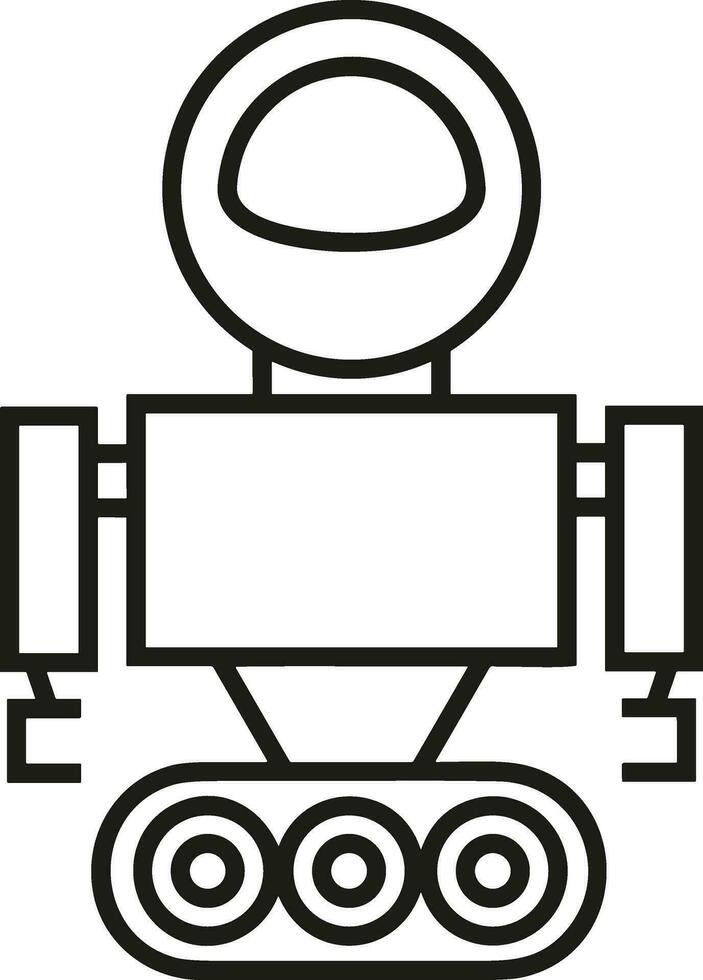 Artificial Intelligence icon symbol vector image. Illustration of the brain robot learning human smart algorithm design image.