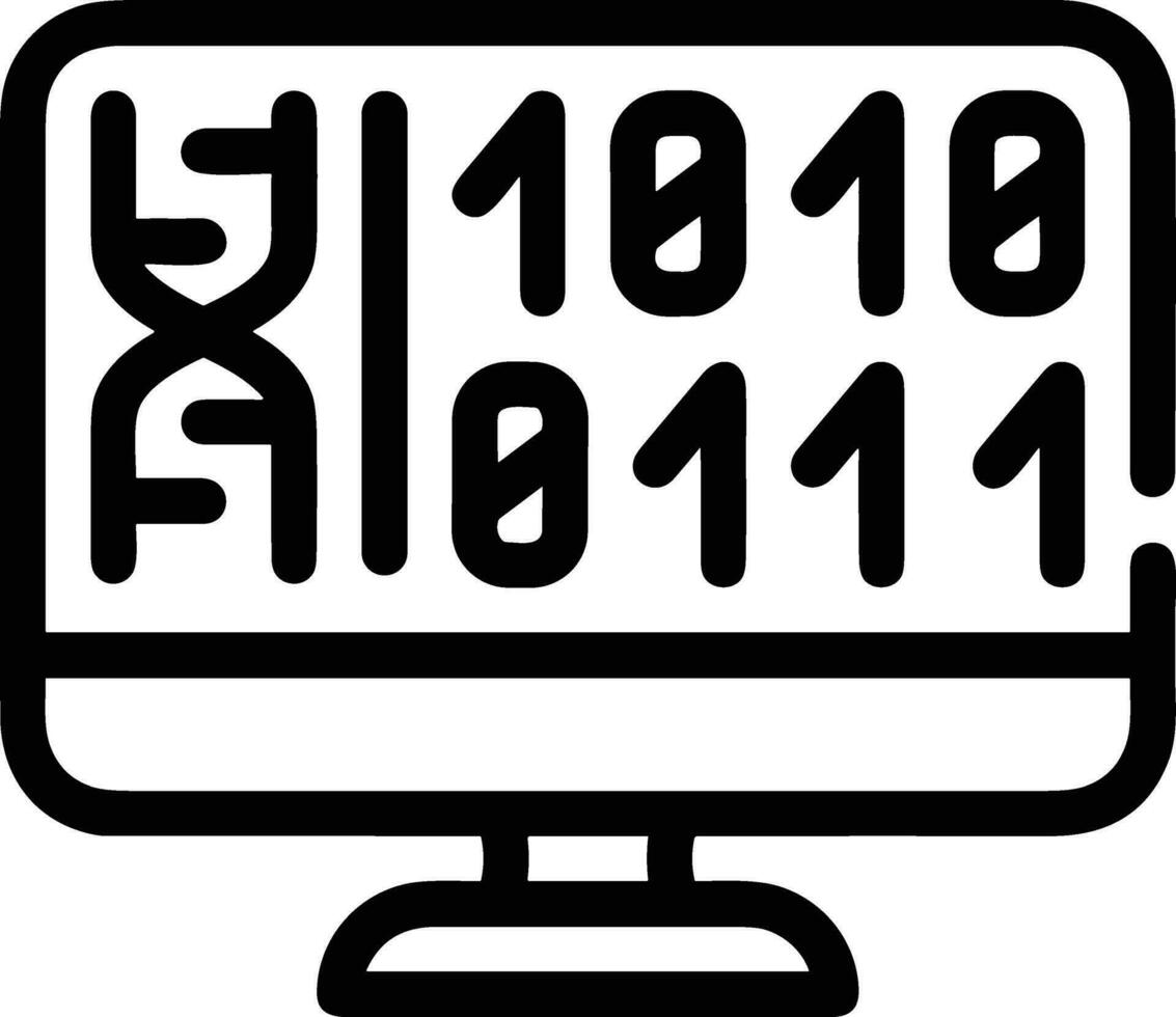 artificial inteligencia icono símbolo vector imagen. ilustración de el cerebro robot aprendizaje humano inteligente algoritmo diseño imagen.