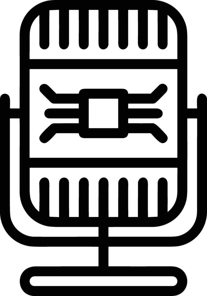 Artificial Intelligence icon symbol vector image. Illustration of the brain robot learning human smart algorithm design image.