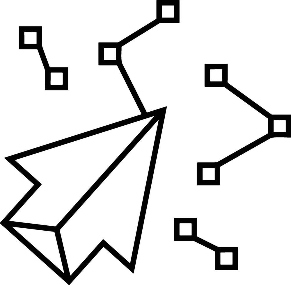 Artificial Intelligence icon symbol vector image. Illustration of the brain robot learning human smart algorithm design image.