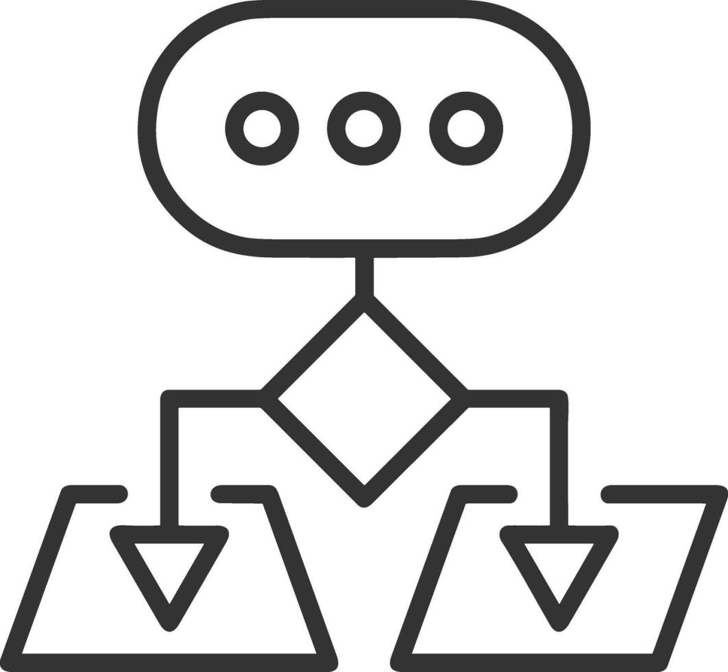 Artificial Intelligence icon symbol vector image. Illustration of the brain robot learning human smart algorithm design image.
