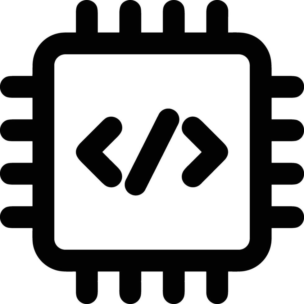 Artificial Intelligence icon symbol vector image. Illustration of the brain robot learning human smart algorithm design image.