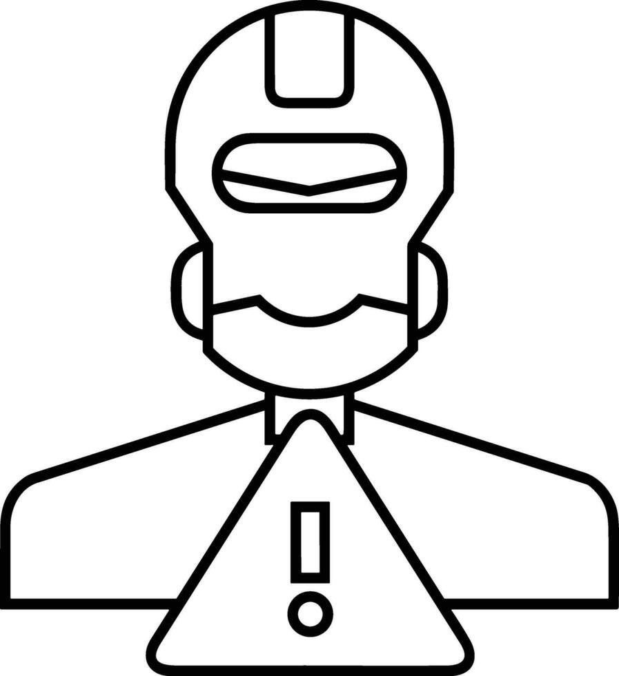 Artificial Intelligence icon symbol vector image. Illustration of the brain robot learning human smart algorithm design image.