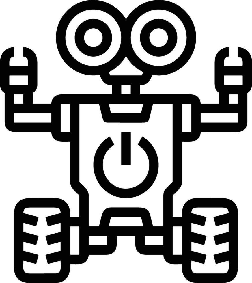 Artificial Intelligence icon symbol vector image. Illustration of the brain robot learning human smart algorithm design image.