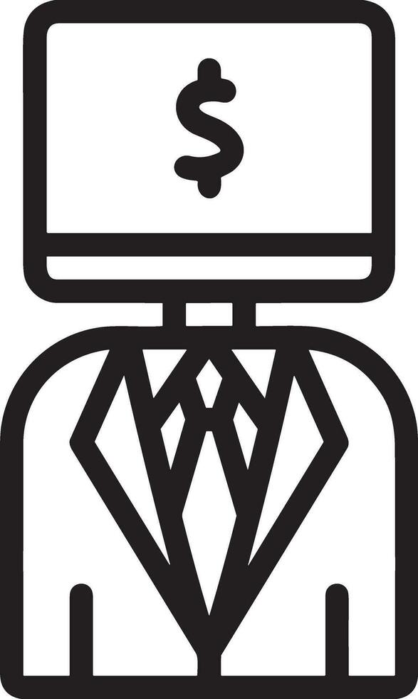 Artificial Intelligence icon symbol vector image. Illustration of the brain robot learning human smart algorithm design image.