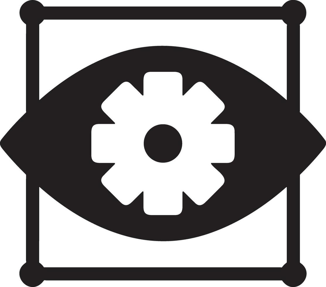 Artificial Intelligence icon symbol vector image. Illustration of the brain robot learning human smart algorithm design image.