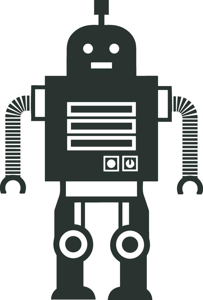 Artificial Intelligence icon symbol vector image. Illustration of the brain robot learning human smart algorithm design image.