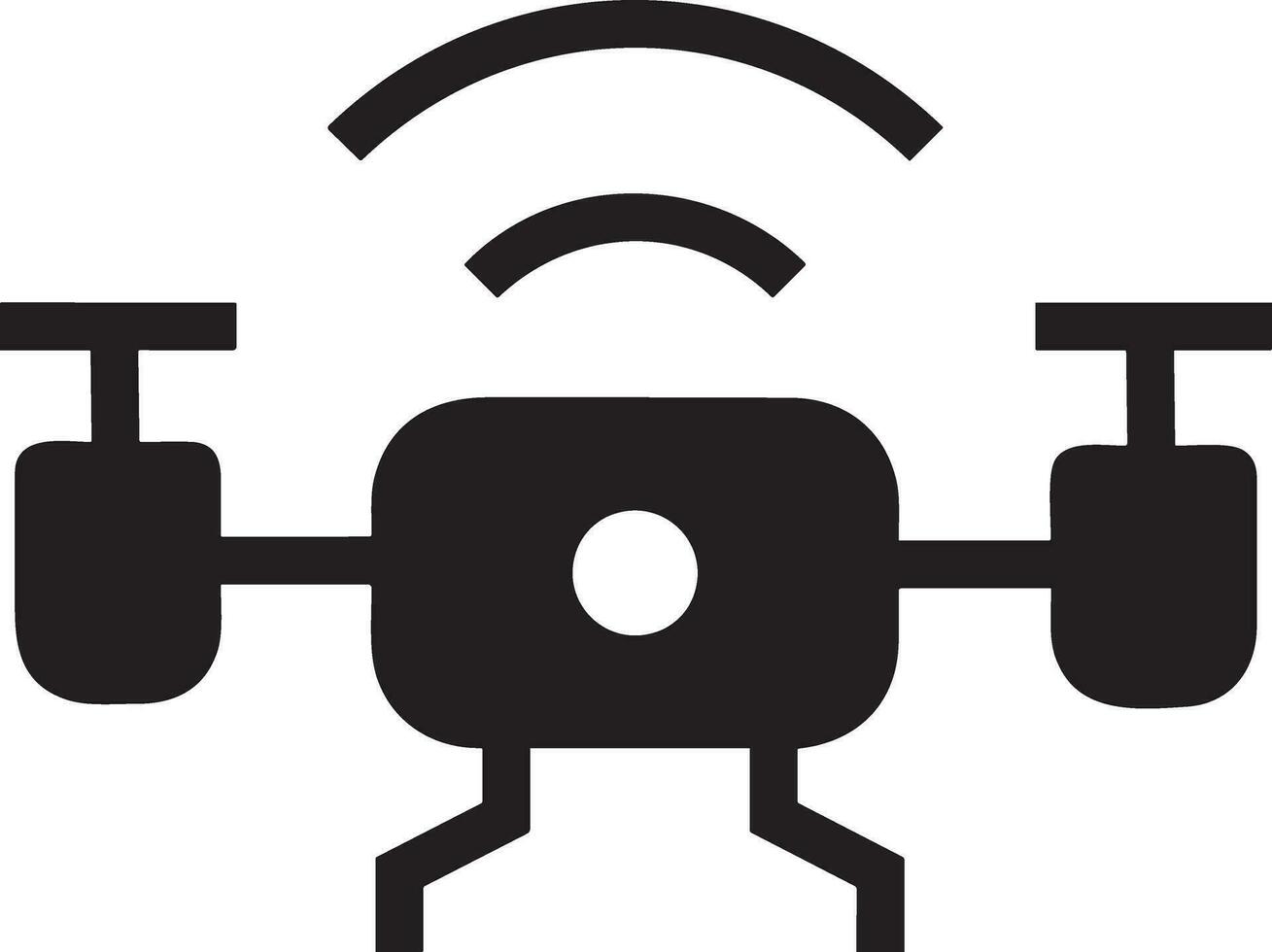 Artificial Intelligence icon symbol vector image. Illustration of the brain robot learning human smart algorithm design image.