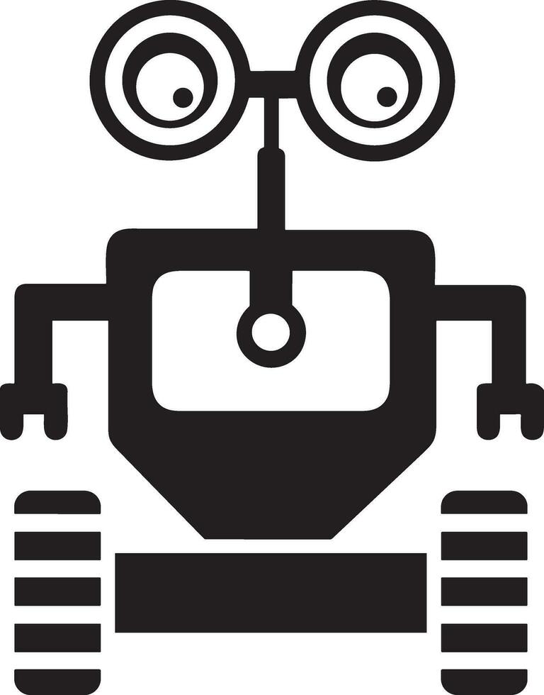 Artificial Intelligence icon symbol vector image. Illustration of the brain robot learning human smart algorithm design image.