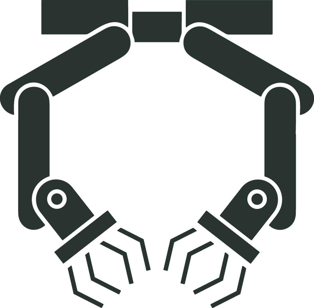 Artificial Intelligence icon symbol vector image. Illustration of the brain robot learning human smart algorithm design image.