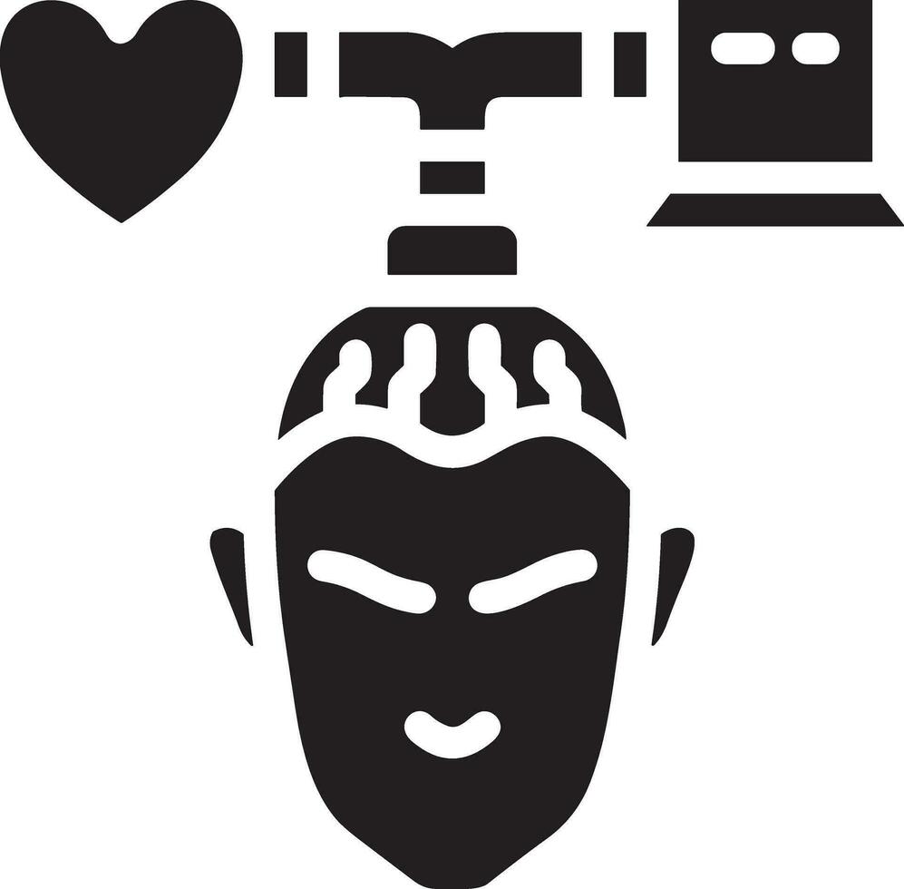 Artificial Intelligence icon symbol vector image. Illustration of the ...