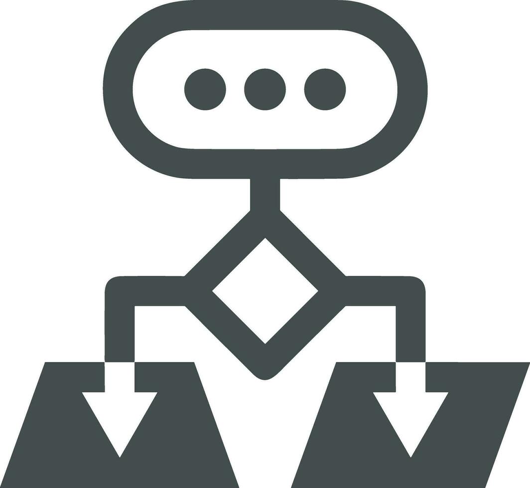 Artificial Intelligence icon symbol vector image. Illustration of the brain robot learning human smart algorithm design image.