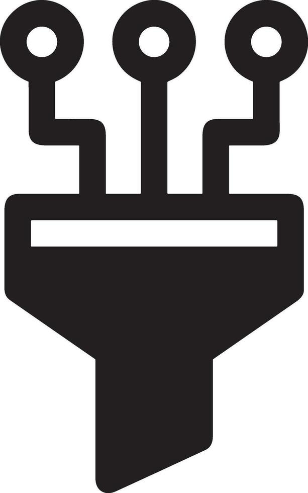 Artificial Intelligence icon symbol vector image. Illustration of the brain robot learning human smart algorithm design image.