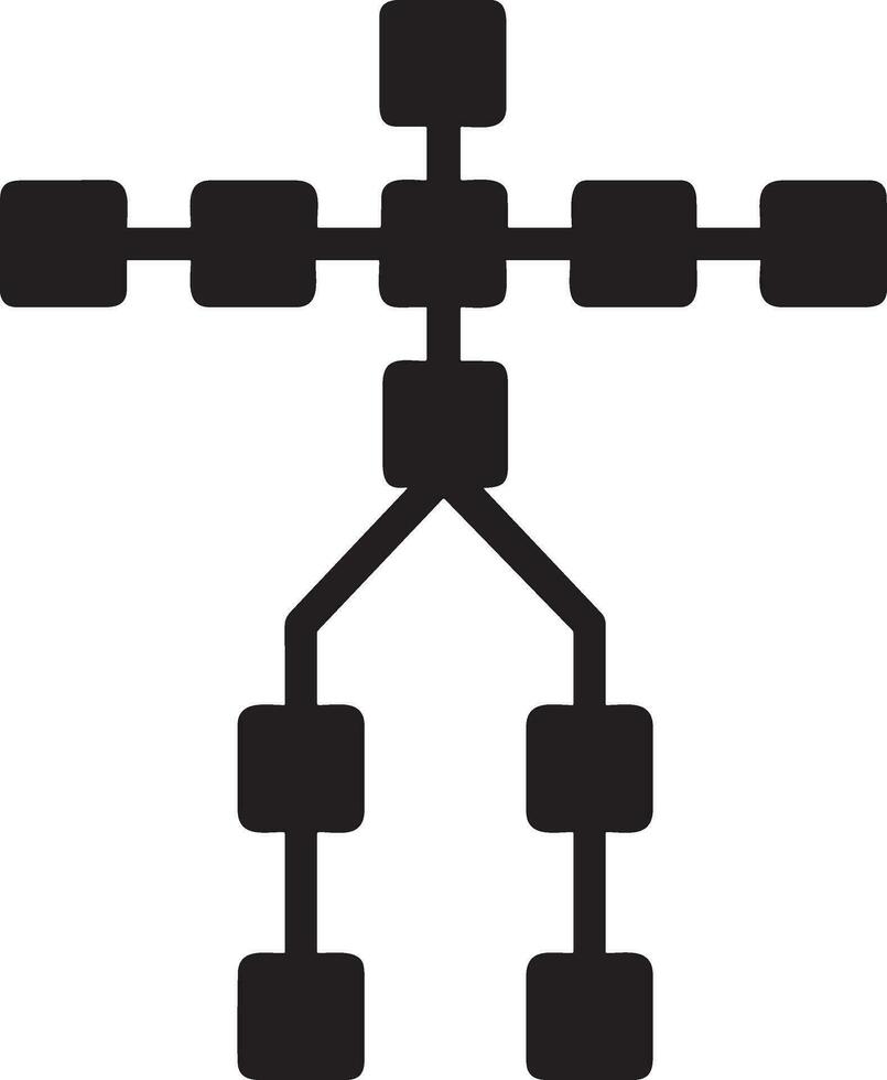 Artificial Intelligence icon symbol vector image. Illustration of the brain robot learning human smart algorithm design image.