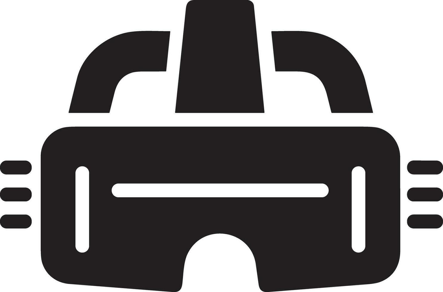 Artificial Intelligence icon symbol vector image. Illustration of the brain robot learning human smart algorithm design image.