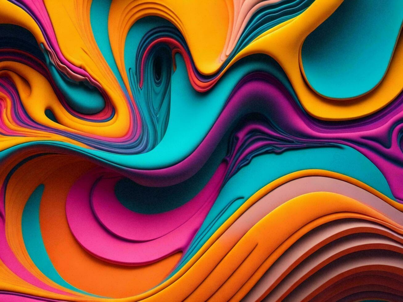 abstract colorful background - AI Generative photo