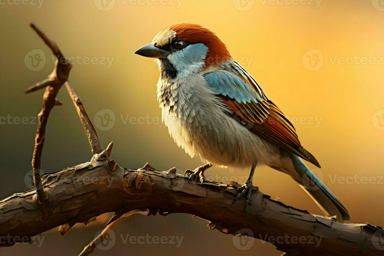 Sparrow. High quality. AI Generative photo