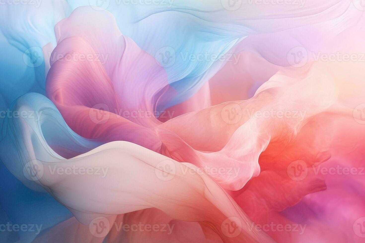 Ai generated abstract background in delicate pastel colors, splash of colors. A rich burst of colorful wave for a variety of designs and text substrates. photo