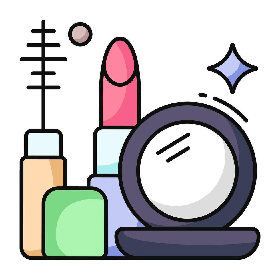 Perfect design icon of compact powder vector