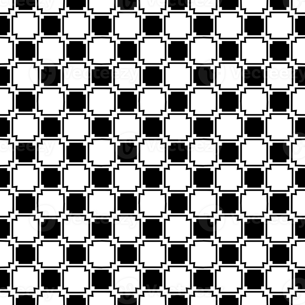 Black seamless abstract pattern. Overlay for background and backdrop. Ornamental design. PNG graphic illustration with transparent background.