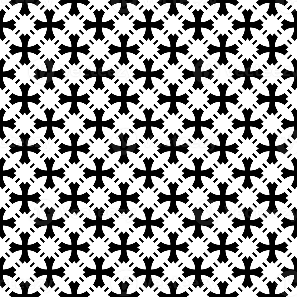 Black seamless abstract pattern. Overlay for background and backdrop. Ornamental design. PNG graphic illustration with transparent background.