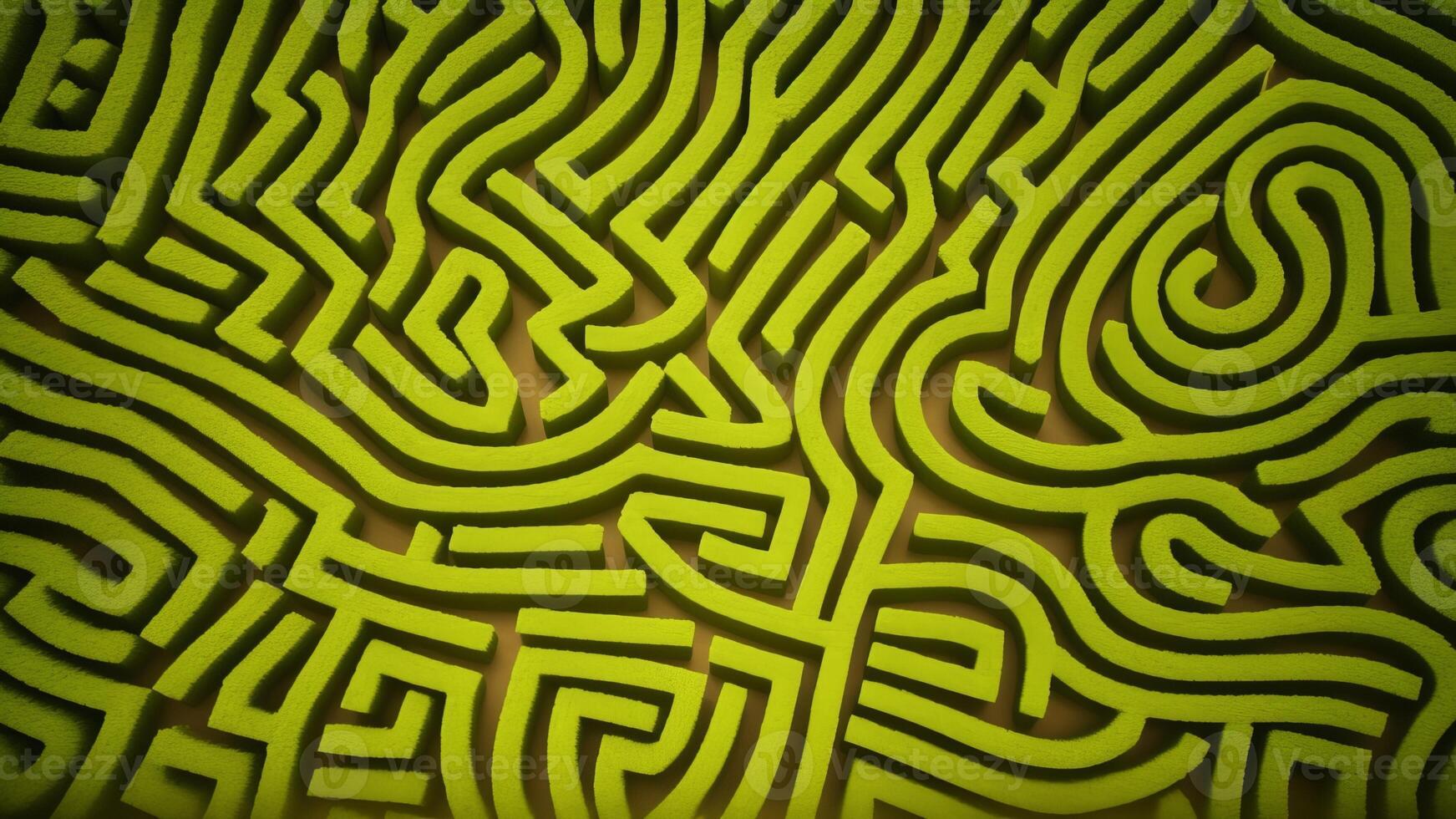 feeling lost or trapped within the maze struggle with mental health. photo