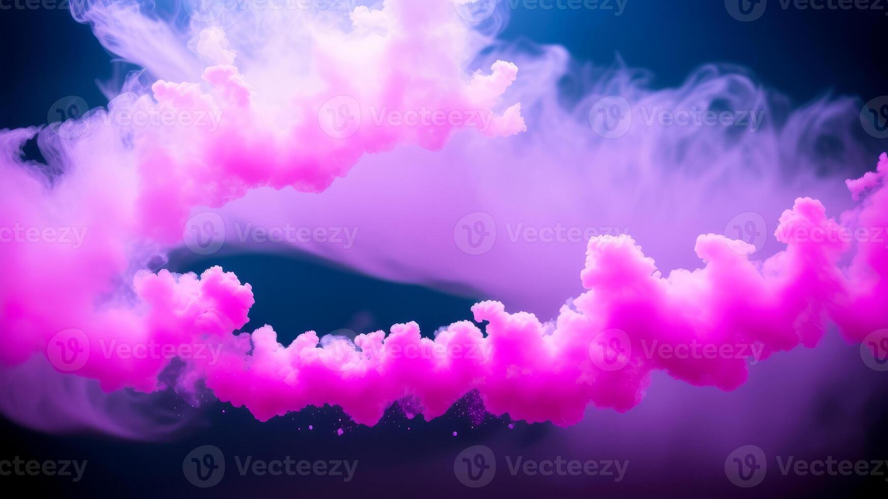 pink dust smoke abstract particles. photo