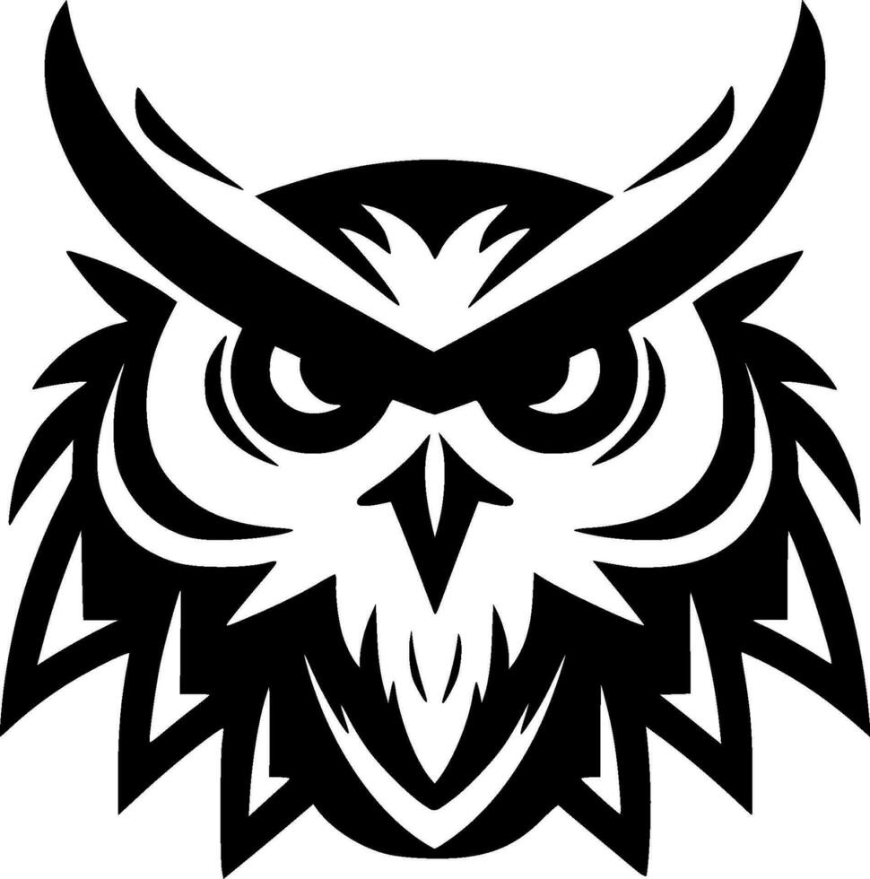 Owl - High Quality Vector Logo - Vector illustration ideal for T-shirt graphic