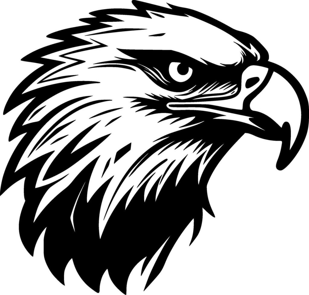 Eagle - Minimalist and Flat Logo - Vector illustration