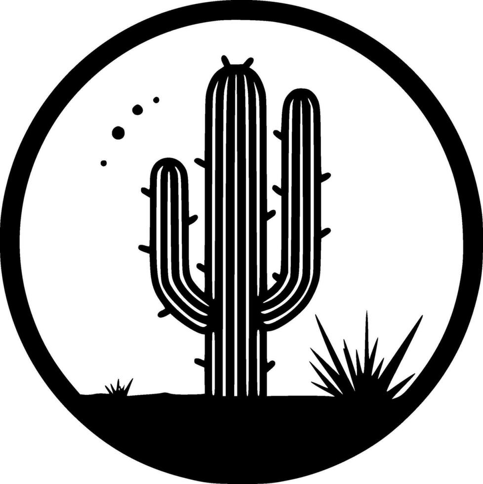 Cactus - High Quality Vector Logo - Vector illustration ideal for T-shirt graphic