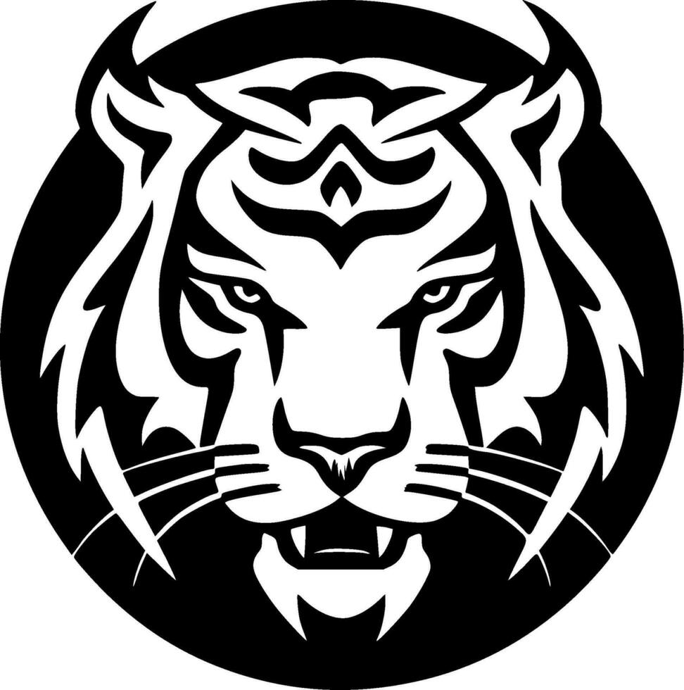 Tiger - High Quality Vector Logo - Vector illustration ideal for T-shirt graphic