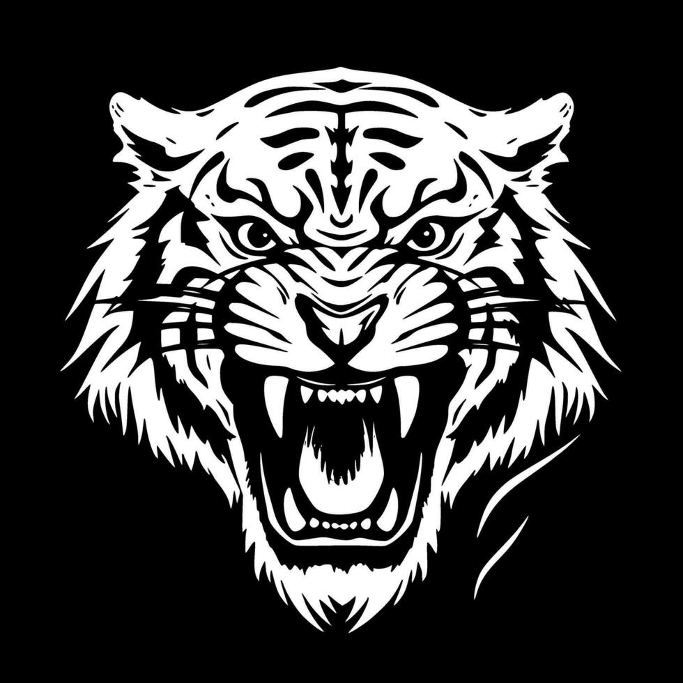 Tiger - High Quality Vector Logo - Vector illustration ideal for T-shirt graphic