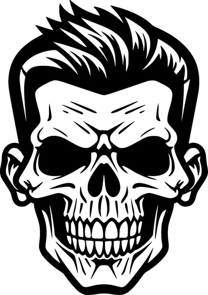 Skull - High Quality Vector Logo - Vector illustration ideal for T-shirt graphic