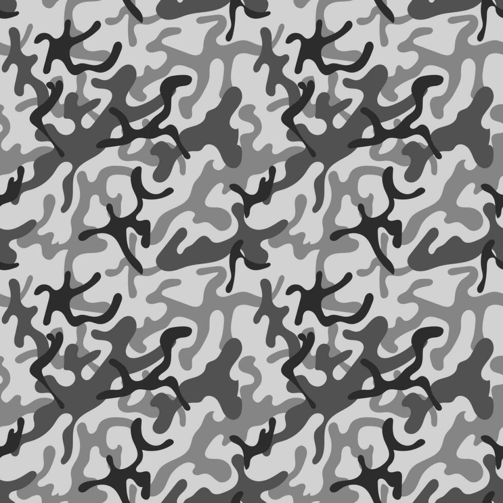 Black and white dirty camouflage modern fashion design. vector