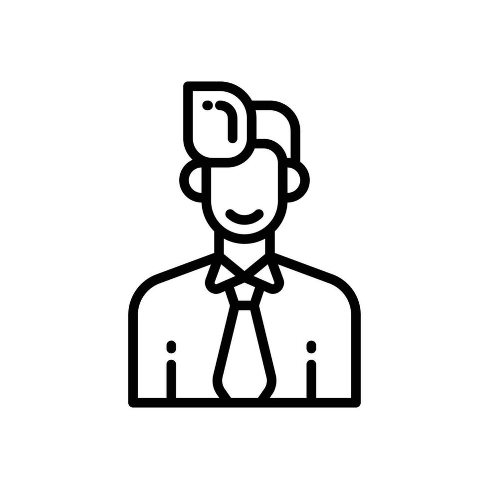 employee line icon. vector icon for your website, mobile, presentation, and logo design.