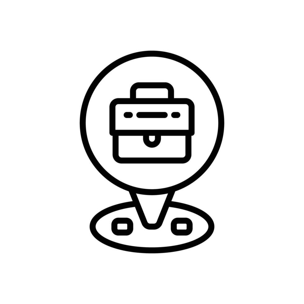 job location line icon. vector icon for your website, mobile, presentation, and logo design.