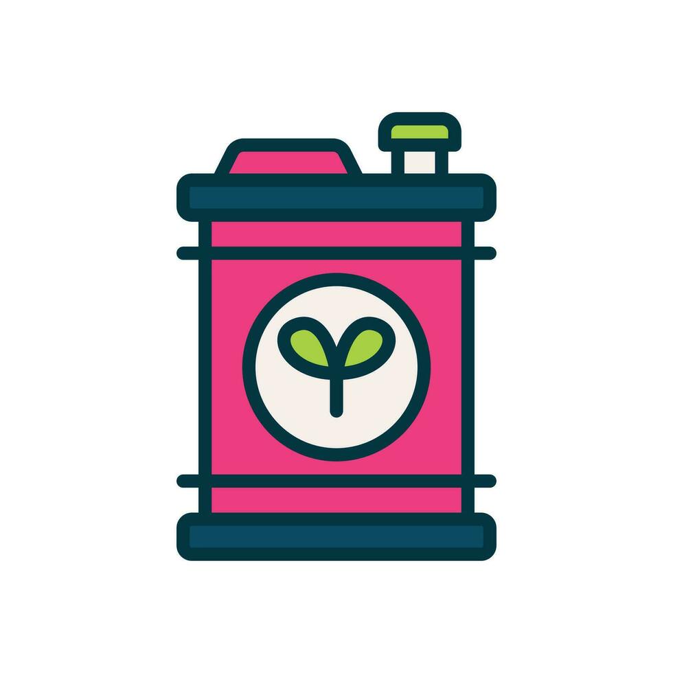 eco fuel filled color icon. vector icon for your website, mobile, presentation, and logo design.