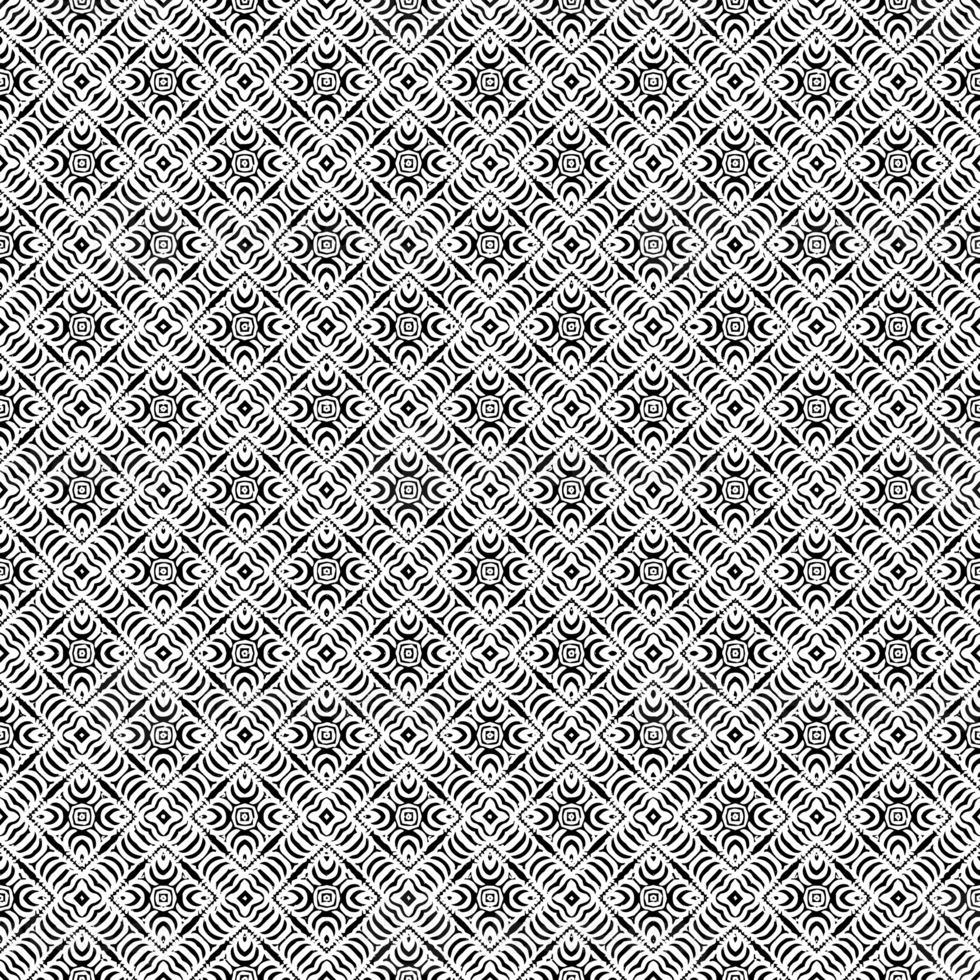 Black seamless abstract pattern. Overlay for background and backdrop. Ornamental design. PNG graphic illustration with transparent background.