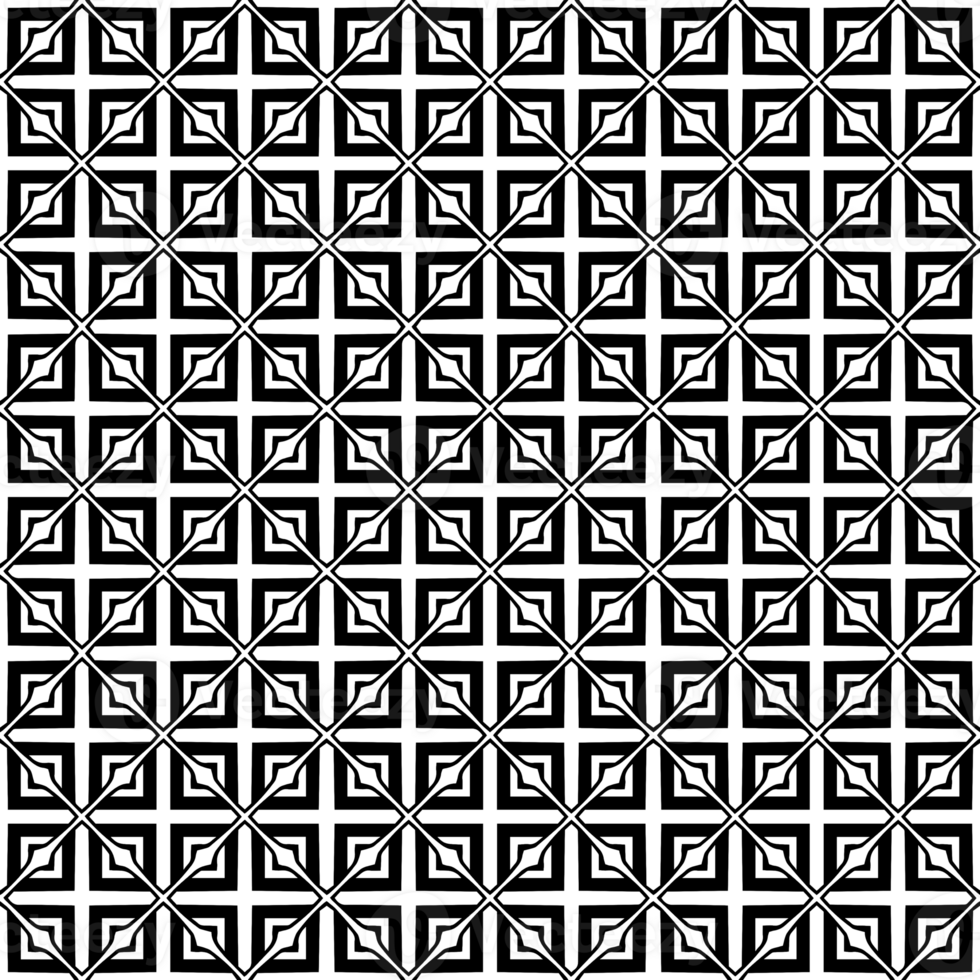 Black seamless abstract pattern. Overlay for background and backdrop. Ornamental design. PNG graphic illustration with transparent background.
