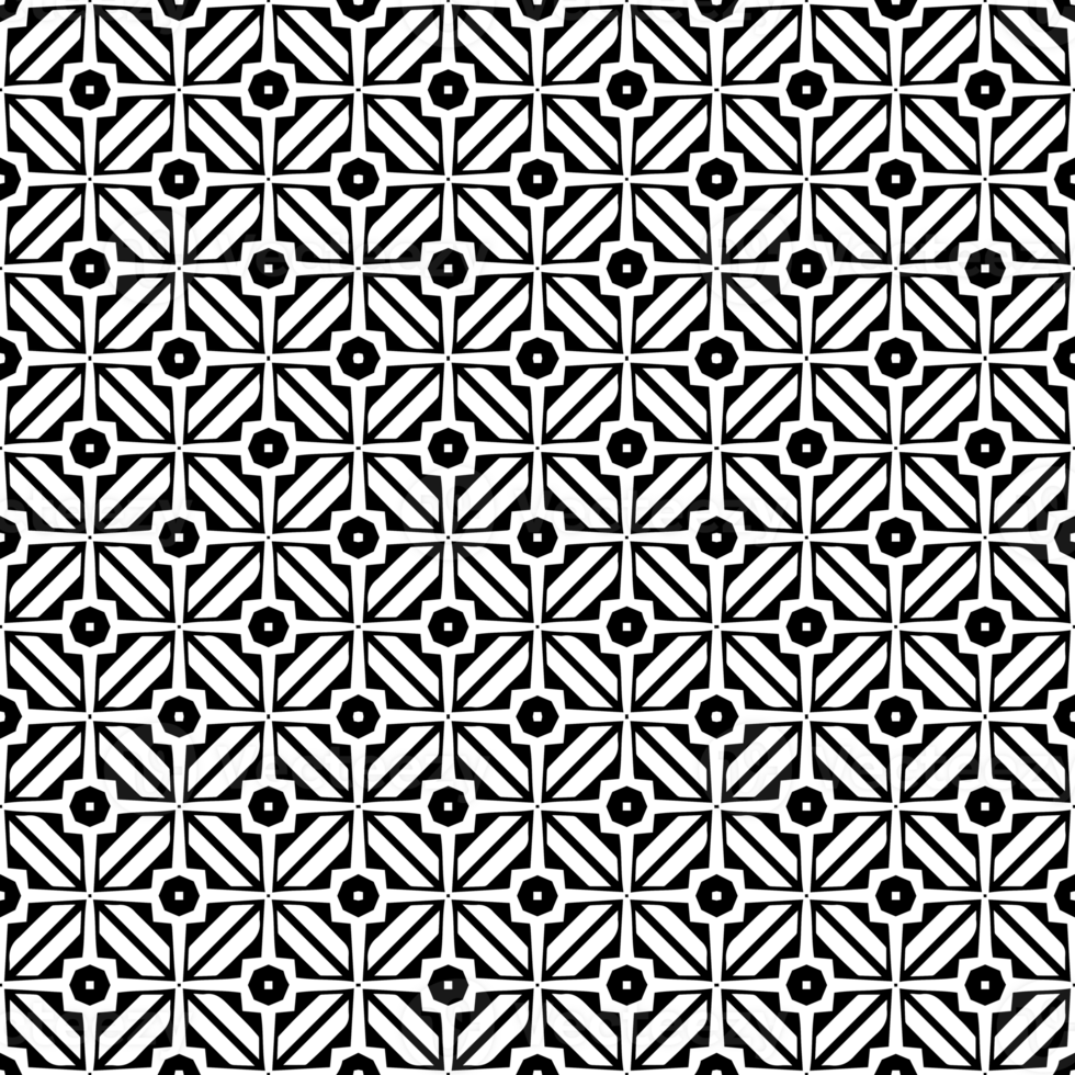 Black seamless abstract pattern. Overlay for background and backdrop. Ornamental design. PNG graphic illustration with transparent background.