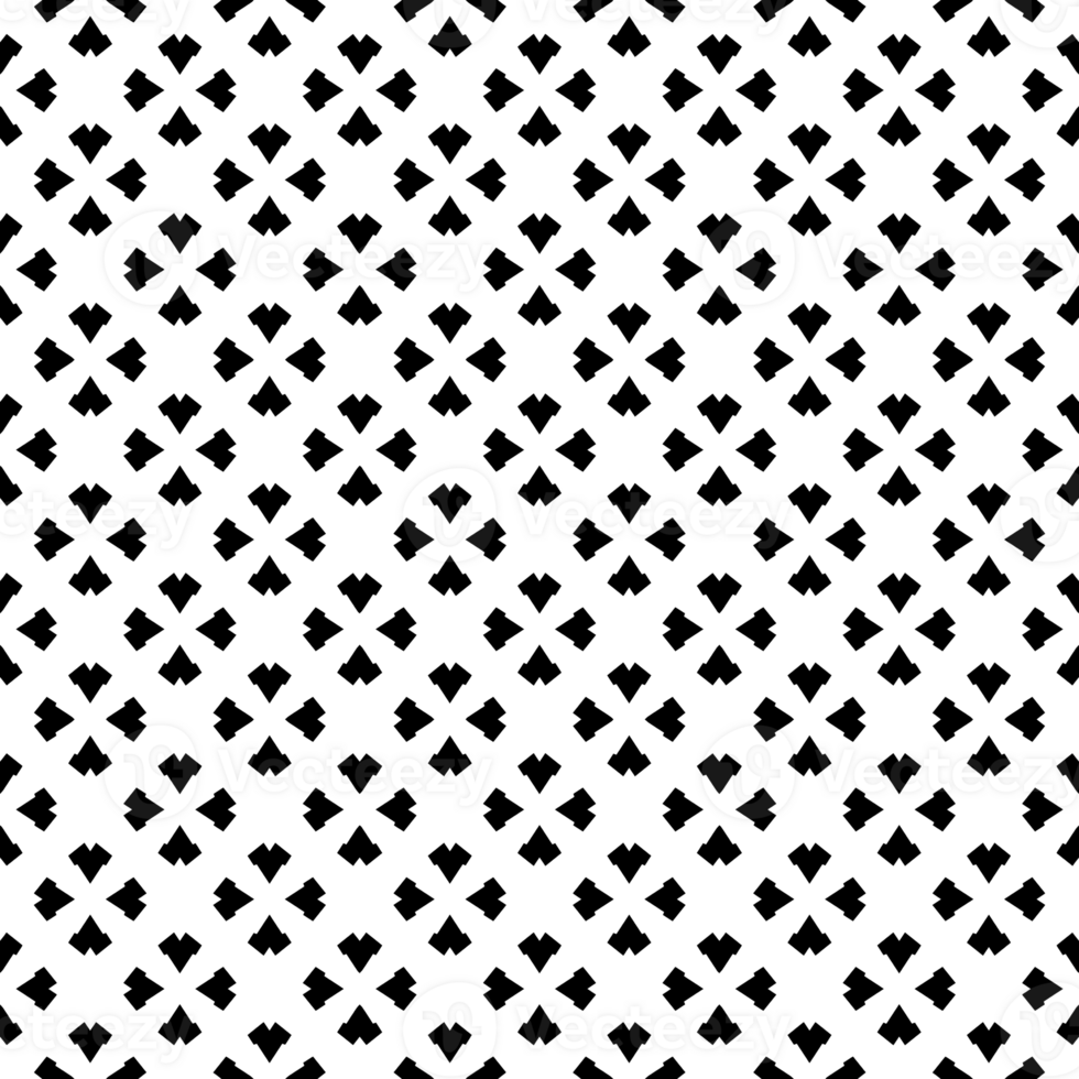 Black seamless abstract pattern. Overlay for background and backdrop. Ornamental design. PNG graphic illustration with transparent background.