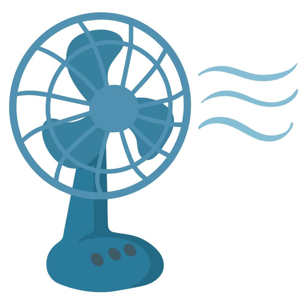 Vector of electric fan illustration