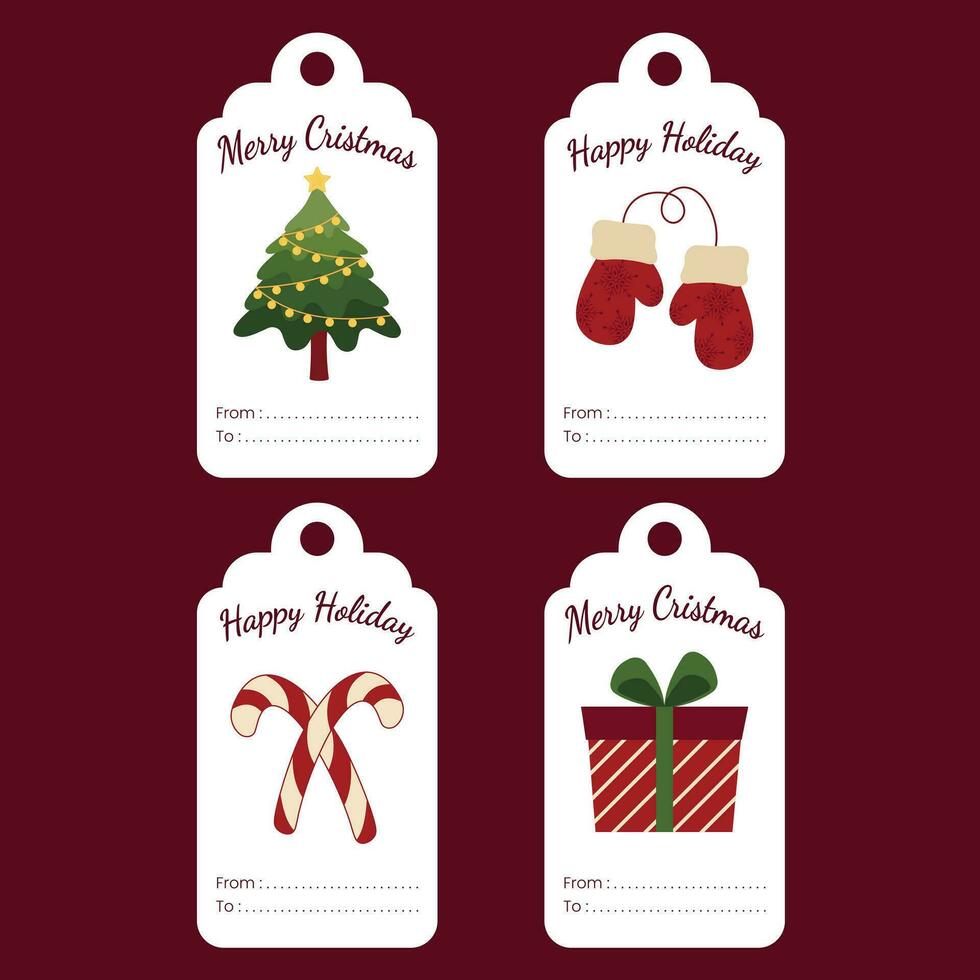 Christmas Theme Vector Arts with Christmas holiday celebration simple cute icons