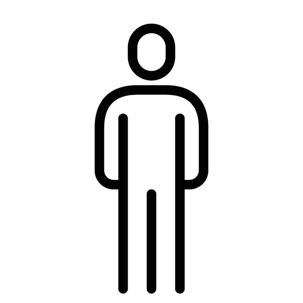 people  icon line symbol sign vector