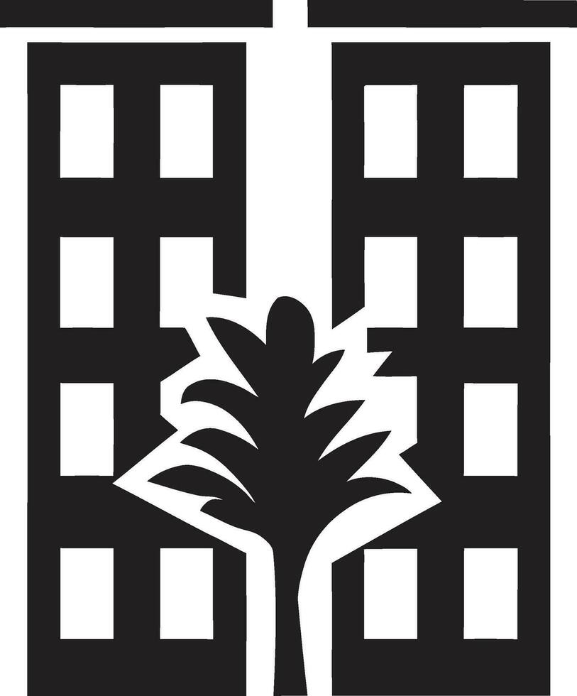 Sculpted Cityscapes Monochrome Vector Art Nocturnal Nexus Black Vector Urbanism