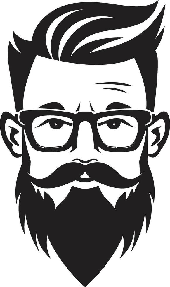 Crafted Creations Monochromatic Vector Showcasing Hipster Flair Graceful Gallop Monochromatic Vector Art of a Majestic Horse