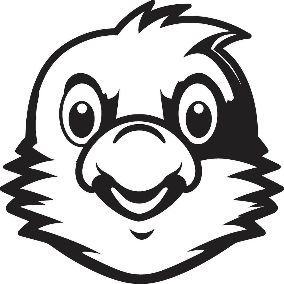 Wildlifes Melodic Song Platypuss Unique Melodic Design in Black Vector Elegance in the Aussie Night Platypus Symbol in Monochromes Melody